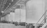 Another view of the Fermentation Section with copper-lined fermenters that had a total capacity of 4 million liters.
