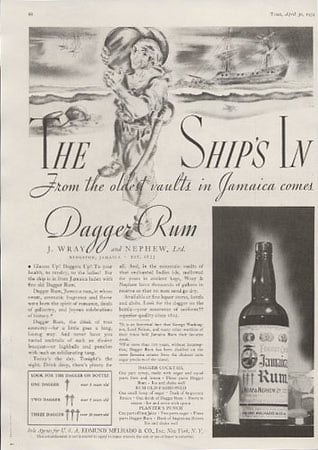 1934 ad for Dagger Rum (approximately 11
