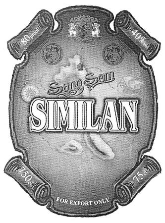 Trade mark for this label is owned by Sang Som Company Limited, Bangkok